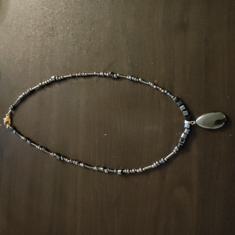 Hematite handmade necklace
